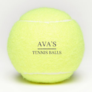 Personalisierte Tennisbälle mit individuellem Name