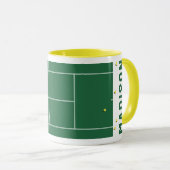 Personalisierte Tennisgeschenke Tasse (VorderseiteRechts)