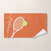 Personalisierte Tennismädchen Farbe: Turnplatz Handtuch (Handtuch)