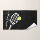 Personalisierte Tennismädchen Skript Handtuch bene (Handtuch)