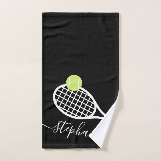 Personalisierte Tennismädchen Skript Handtuch bene (Handtuch)