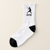 Personalisierte Tennissocken für Spieler oder Trai Socken (Links - Außen)