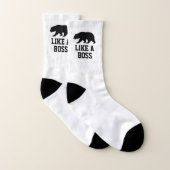 Personalisierte Tennissocken wie ein Bossbär Socken (Paar)