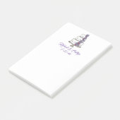 Personalisierte Termine für Hochzeiten Post-it Klebezettel (angewinkelt)