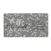 Personalisierte Terrazzo Versandadressen (Vorne)