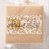 Personalisierte Terrazzo Versandadressen (Insitu)