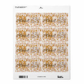 Personalisierte Terrazzo Versandadressen (Vorne)