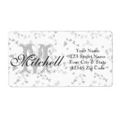 Personalisierte Terrazzo Versandadressen (Vorne)