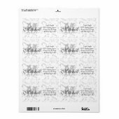 Personalisierte Terrazzo Versandadressen (Vorne)