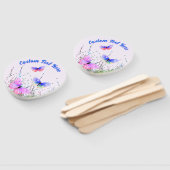 Personalisierte Text-Handventilatoren mit Schmette Fächer (Non-assembled)