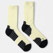 Personalisierte Text- oder Designcreme-Farbe Socken (Rechts)