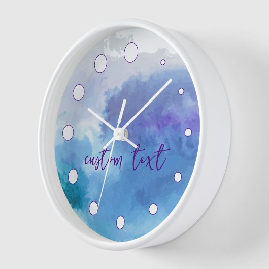 Personalisierte Textuhr mit Punkten Uhr (Winkel)