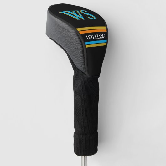 Personalisierte Textur Golf Headcover (angewinkelt)