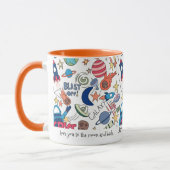 Personalisierte Themendoodles für Kinder Tasse (Links)