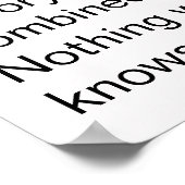 Personalisierte Theorie und Praxis Poster (Ecke)