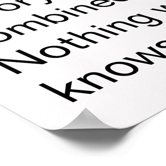 Personalisierte Theorie und Praxis Poster (Ecke)