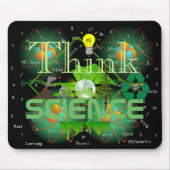 Personalisierte Think Science Mouse Pad Mousepad (Vorne)