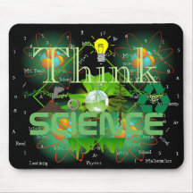 Personalisierte Think Science Mouse Pad