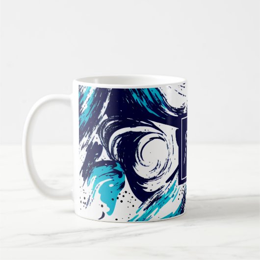Personalisierte Tiefseedrucke Kaffeetasse (Links)