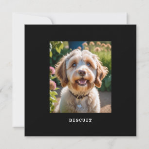 Personalisierte Tier-Foto-Name-Hunde-Katzen-Grußka