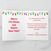 Personalisierte Tierärztliche Weihnachtskarten Män Karte (Innenseite)