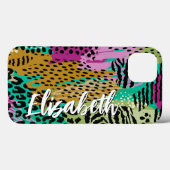 Personalisierte Tierausdruck Case-Mate iPhone Hülle (Rückseite (Horizontal))