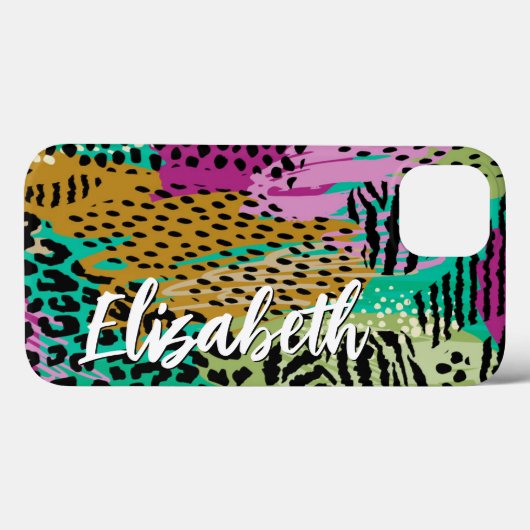 Personalisierte Tierausdruck Case-Mate iPhone Hülle (Rückseite (Horizontal))