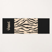 Personalisierte Tierdruckübung Yogamatte (Vorderseite (Horizontal))