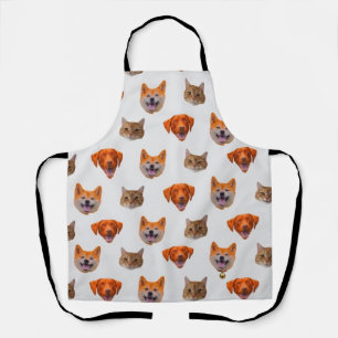 Personalisierte Tierfoto-Hundekatze-Mama-Schürze Schürze