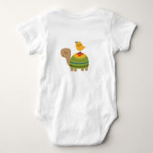 Personalisierte Tierparade Elephant Baby Shirt (Rückseite)