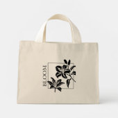 Personalisierte Tiger-Lily Mini-Tasche Mini Stoffbeutel (Rückseite)