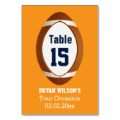Personalisierte Tischnummern Party (Vorderseite)