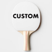 Personalisierte Tischtennis mit VOLLEM DRUCKEN Tischtennis Schläger (Rückseite)
