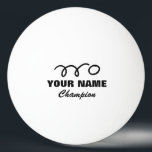 Personalisierte Tischtennisbälle für Tischtennis Tischtennisball<br><div class="desc">Personalisierte Tischtennisbälle für Tischtennis. Fügen Sie einen individuelle Name,  ein Zitat oder ein Monogramm hinzu. Niedliche Geschenkidee für Spieler und Sporttrainer.</div>