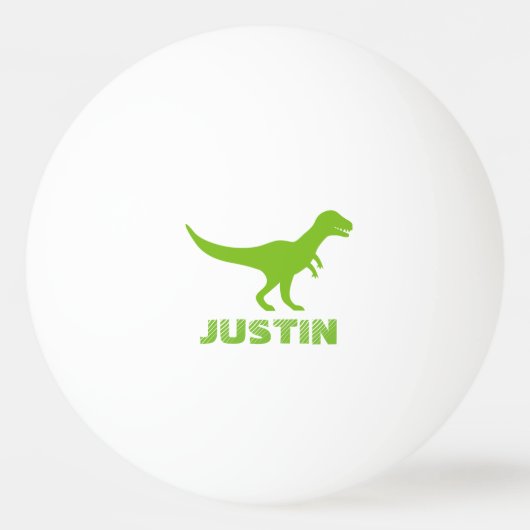 Personalisierte Tischtennisbälle mit Dinosaurier Tischtennisball (Vorderseite)