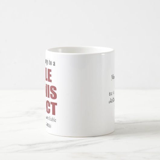 Personalisierte Tischtennisgeschenke Kaffeetasse (Mittel)