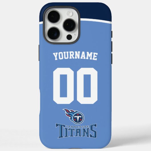 Personalisierte Titans Jersey American Football Case-Mate iPhone Hülle (Rückseite)