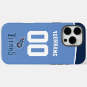Personalisierte Titans Jersey American Football Case-Mate iPhone Hülle (Rückseite (Horizontal))