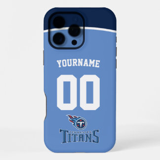 Personalisierte Titans Jersey American Football iPhone 16 Pro Max Hülle