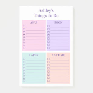 Personalisierte To-Do-Liste Post-it Klebezettel