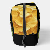 Personalisierte Toilettenbeutel - Gelbes Hydrangea Waschbeutel (Rechts)
