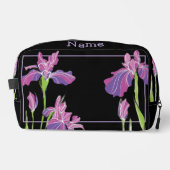 Personalisierte Toilettenbeutel - Lila Irische Waschbeutel (Vorderseite)