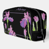 Personalisierte Toilettenbeutel - Lila Irische Waschbeutel (Rechte Ecke)