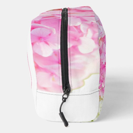 Personalisierte Toilettenbeutel - Pink Hydrangea Waschbeutel (Rechts)