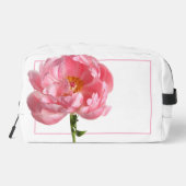 Personalisierte Toilettenbeutel - Pink Peony Waschbeutel (Rückseite)