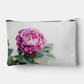 Personalisierte Toilettenbeutel - Pink Peony Zubehörtasche (Rückseite)
