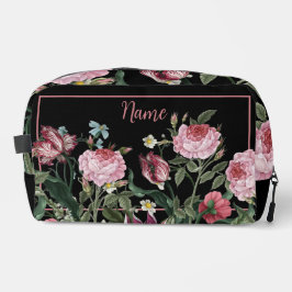 Personalisierte Toilettenbeutel - Rosa Blume Mix Waschbeutel