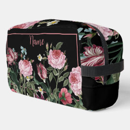 Personalisierte Toilettenbeutel - Rosa Blume Mix Waschbeutel