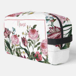 Personalisierte Toilettenbeutel - Rosa Blume Mix Waschbeutel