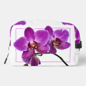 Personalisierte Toilettenbeutel - Rosa Orchid Waschbeutel (Rückseite)